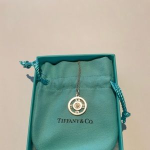 TIFFANY & CO DIAMOND ATLAS ROMAN NUMERICAL NECKLACE